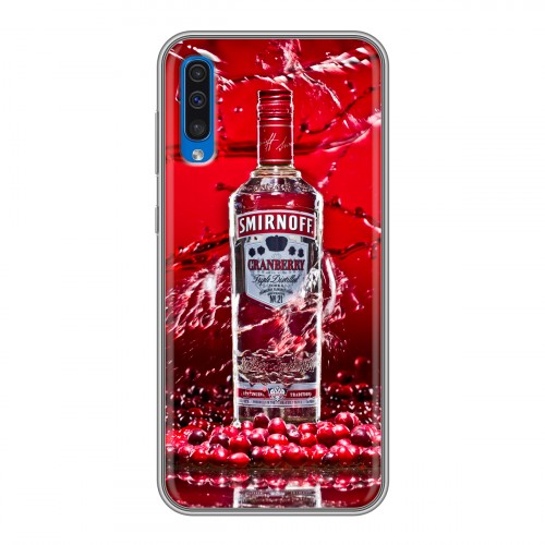 Дизайнерский силиконовый чехол для Samsung Galaxy A50 Smirnoff