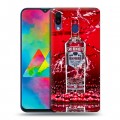 Дизайнерский пластиковый чехол для Samsung Galaxy M20 Smirnoff