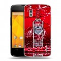 Дизайнерский пластиковый чехол для LG Google Nexus 4 Smirnoff