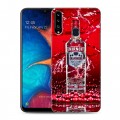 Дизайнерский пластиковый чехол для Samsung Galaxy A20s Smirnoff