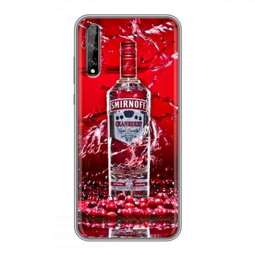 Дизайнерский силиконовый чехол для Huawei Y8p Smirnoff