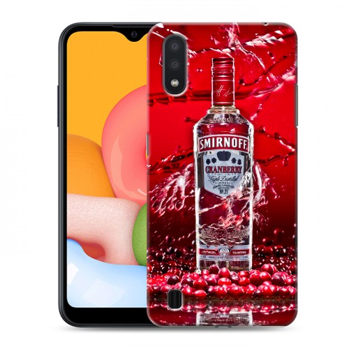 Дизайнерский силиконовый чехол для Samsung Galaxy M01 Smirnoff