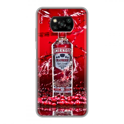 Дизайнерский силиконовый с усиленными углами чехол для Xiaomi Poco X3 Smirnoff