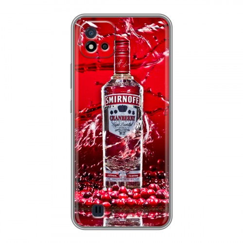 Дизайнерский пластиковый чехол для Realme C20 Smirnoff