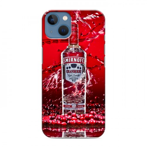 Дизайнерский силиконовый чехол для Iphone 13 Smirnoff