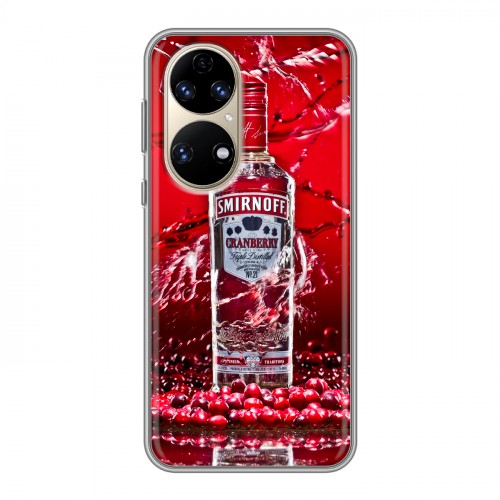 Дизайнерский силиконовый чехол для Huawei P50 Pro Smirnoff