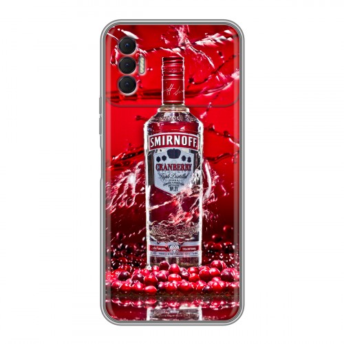 Дизайнерский силиконовый чехол для Tecno Spark 8P Smirnoff