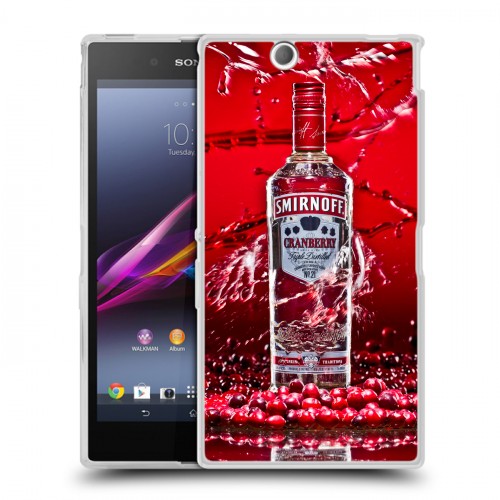 Дизайнерский пластиковый чехол для Sony Xperia Z Ultra  Smirnoff