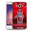 Дизайнерский пластиковый чехол для LG L60 Smirnoff