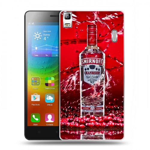 Дизайнерский пластиковый чехол для Lenovo A7000 Smirnoff