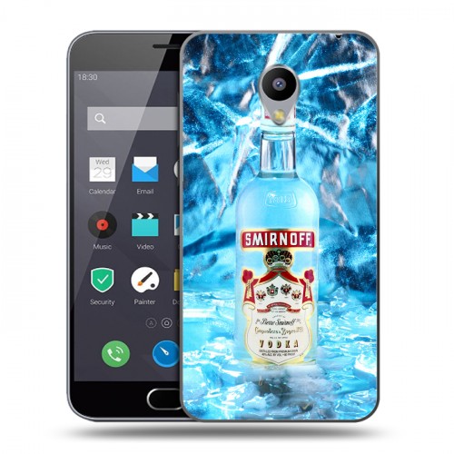 Дизайнерский пластиковый чехол для Meizu M2 Note Smirnoff