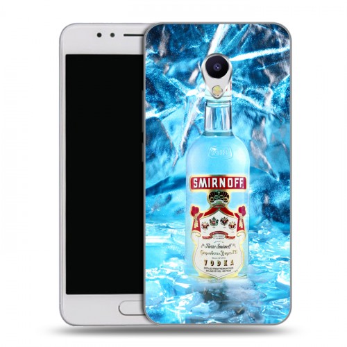 Дизайнерский силиконовый чехол для Meizu M5s Smirnoff