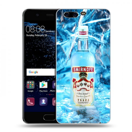 Дизайнерский пластиковый чехол для Huawei P10 Smirnoff