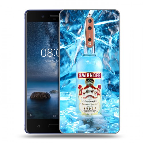 Дизайнерский пластиковый чехол для Nokia 8 Smirnoff