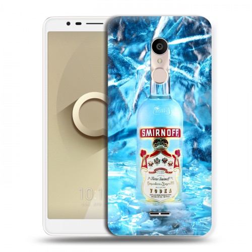 Дизайнерский силиконовый чехол для Alcatel 3C Smirnoff