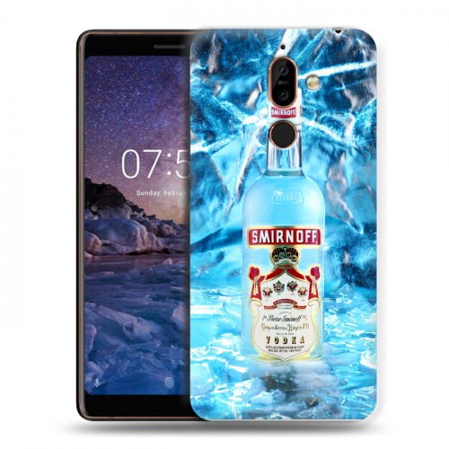 Дизайнерский пластиковый чехол для Nokia 7 Plus Smirnoff