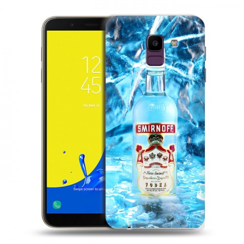 Дизайнерский пластиковый чехол для Samsung Galaxy J6 Smirnoff