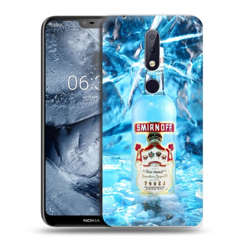 Дизайнерский пластиковый чехол для Nokia 6.1 Plus Smirnoff