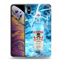 Дизайнерский силиконовый чехол для Iphone Xs Max Smirnoff