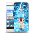 Дизайнерский пластиковый чехол для Huawei Ascend D2 Smirnoff