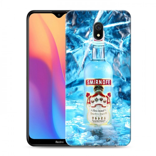 Дизайнерский силиконовый с усиленными углами чехол для Xiaomi RedMi 8A Smirnoff