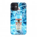 Дизайнерский силиконовый с усиленными углами чехол для Iphone 12 Mini Smirnoff