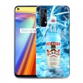 Дизайнерский силиконовый с усиленными углами чехол для Realme 7 Smirnoff