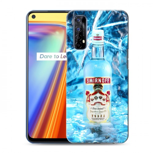 Дизайнерский силиконовый с усиленными углами чехол для Realme 7 Smirnoff