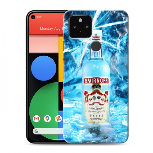 Дизайнерский пластиковый чехол для Google Pixel 5 Smirnoff