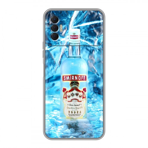 Дизайнерский силиконовый чехол для Tecno Spark 8P Smirnoff