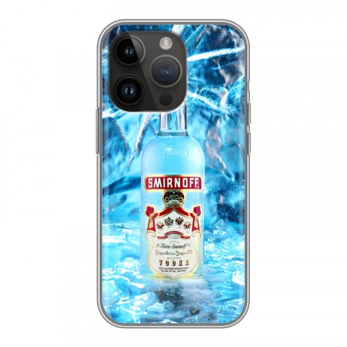 Дизайнерский силиконовый чехол для Iphone 14 Pro Smirnoff