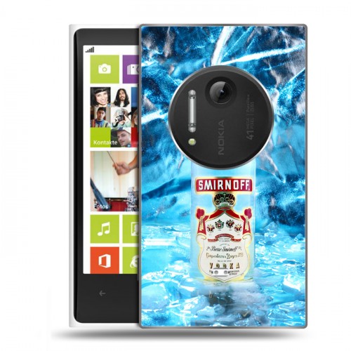 Дизайнерский пластиковый чехол для Nokia Lumia 1020 Smirnoff