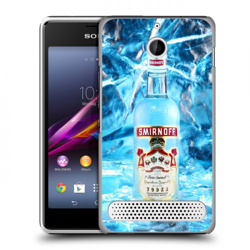 Дизайнерский силиконовый чехол для Sony Xperia E1 Smirnoff