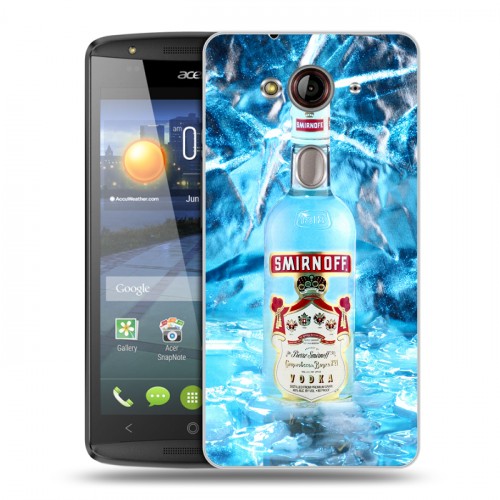 Дизайнерский пластиковый чехол для Acer Liquid E3 Smirnoff