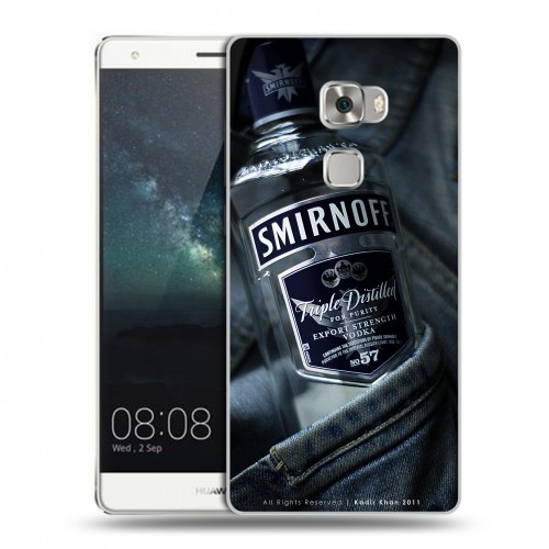 Дизайнерский пластиковый чехол для Huawei Mate S Smirnoff