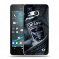 Дизайнерский пластиковый чехол для Microsoft Lumia 550 Smirnoff