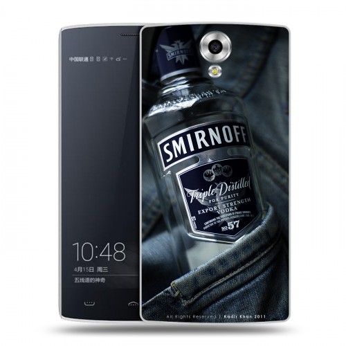 Дизайнерский силиконовый чехол для Homtom HT7 Smirnoff