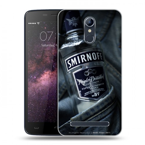 Дизайнерский силиконовый чехол для Homtom HT17 Smirnoff