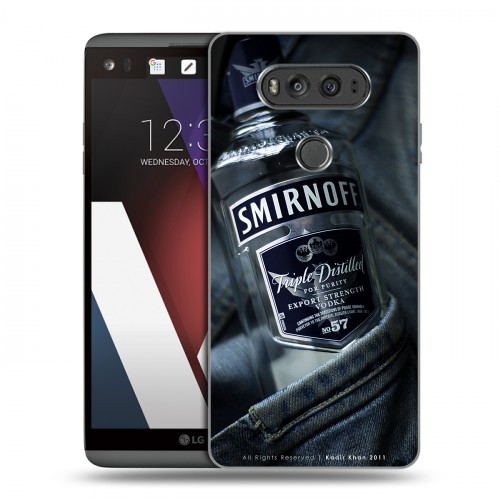 Дизайнерский пластиковый чехол для LG V20 Smirnoff