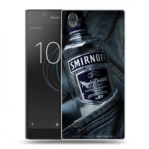 Дизайнерский пластиковый чехол для Sony Xperia L1 Smirnoff