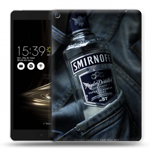 Дизайнерский силиконовый чехол для Asus ZenPad 3S 10 LTE Smirnoff