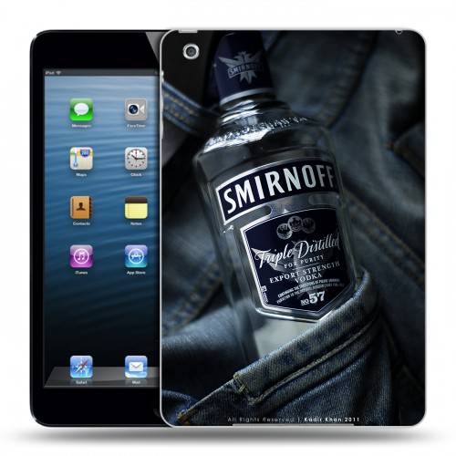 Дизайнерский пластиковый чехол для Ipad Mini Smirnoff