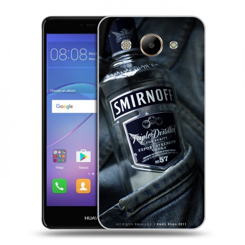 Дизайнерский пластиковый чехол для Huawei Y3 (2017) Smirnoff