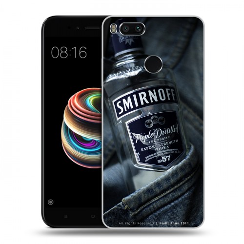 Дизайнерский силиконовый чехол для Xiaomi Mi5X Smirnoff