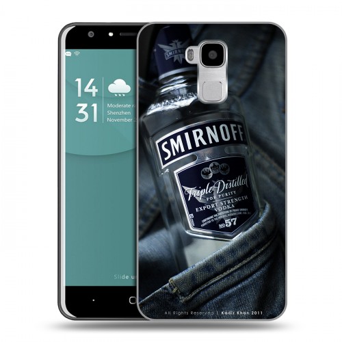 Дизайнерский пластиковый чехол для Doogee Y6 Smirnoff