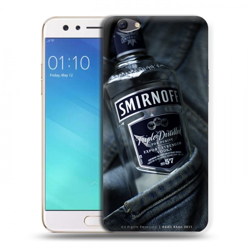 Дизайнерский силиконовый чехол для OPPO F3 Smirnoff