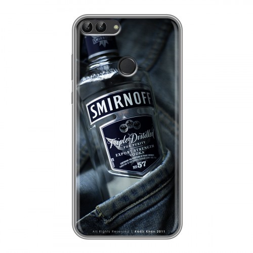 Дизайнерский силиконовый чехол для Huawei P Smart Smirnoff