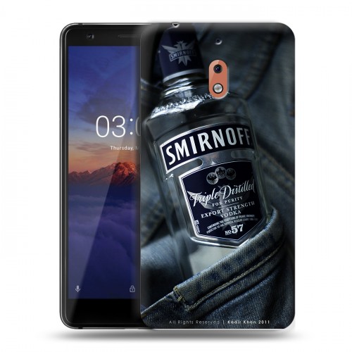 Дизайнерский силиконовый чехол для Nokia 2.1 Smirnoff