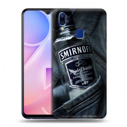 Дизайнерский пластиковый чехол для Vivo Y95 Smirnoff