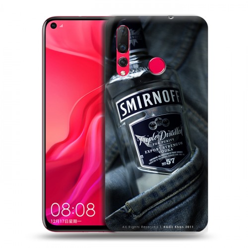 Дизайнерский пластиковый чехол для Huawei Nova 4 Smirnoff